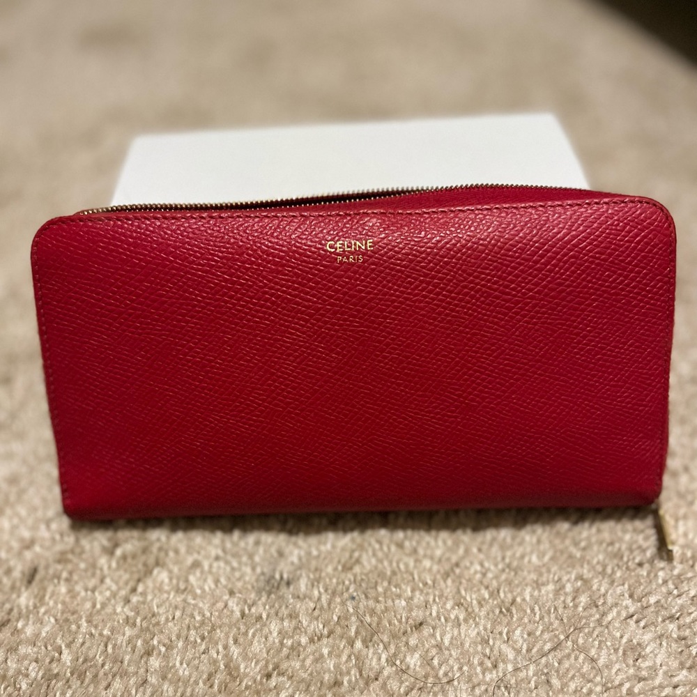 Celine Long Grained CalfSkin Wallet